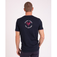 T-shirt manches courtes broderie au dos