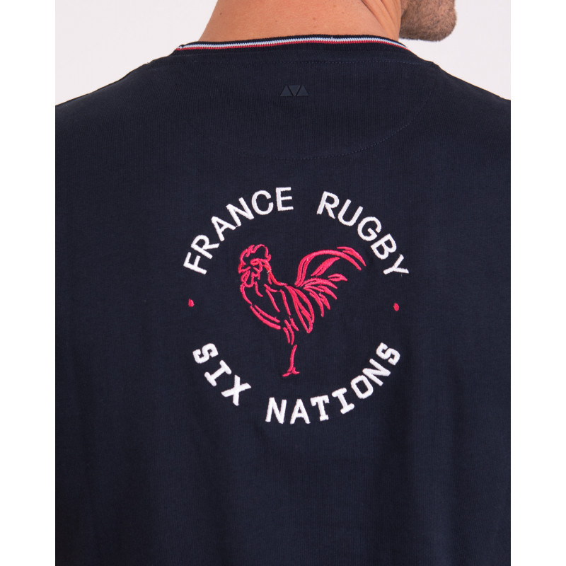 T-shirt manches courtes broderie au dos