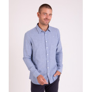 Chemise manches longues unie