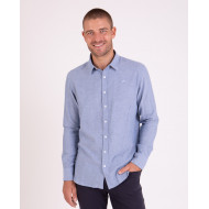 Chemise manches longues unie