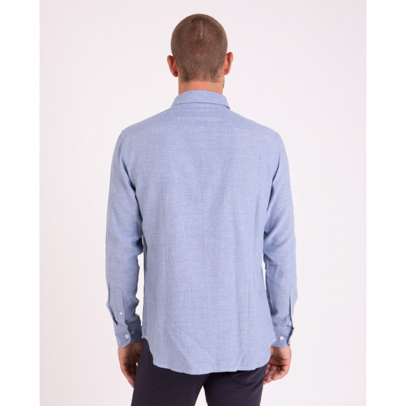 Chemise manches longues unie