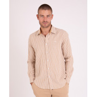Chemise manches longues texturée