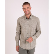Chemise manches longues fleurie