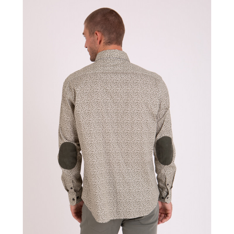 Chemise manches longues fleurie