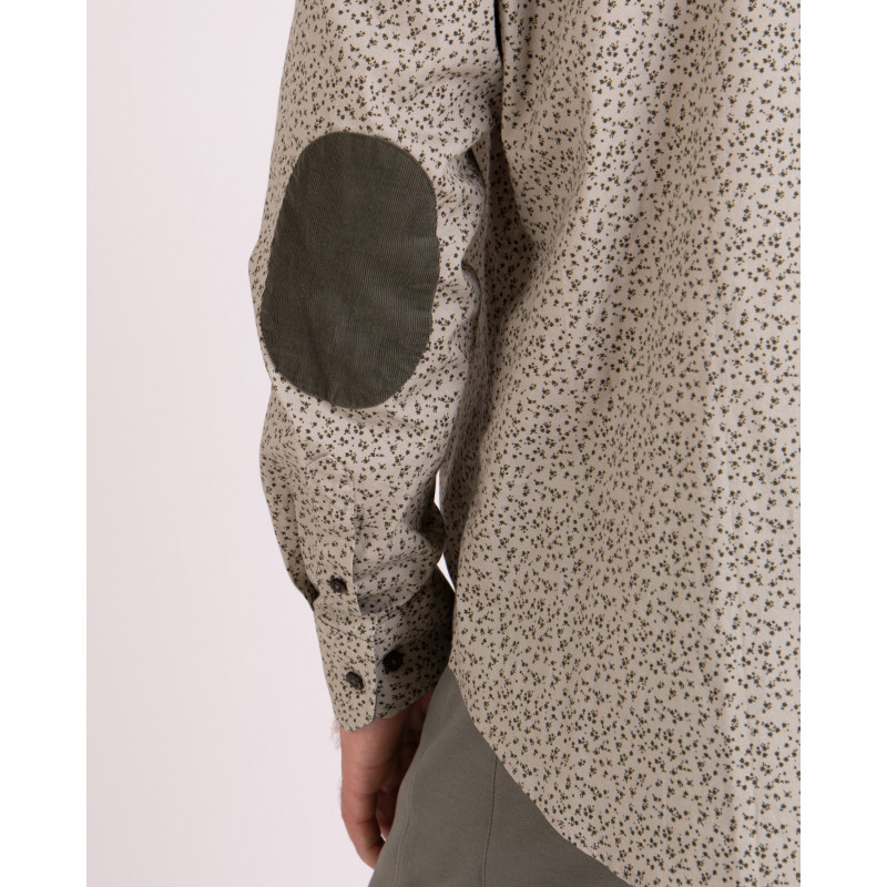 Chemise manches longues fleurie