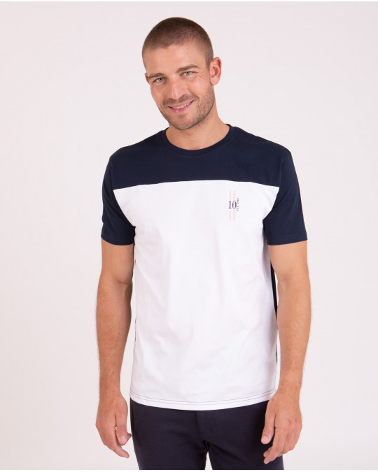 T-shirt bicolore