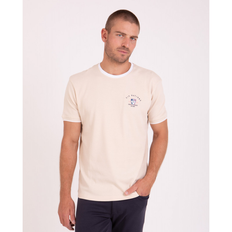 T-shirt en maille fantaisie