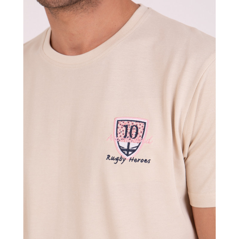 T-shirt en coton piqué