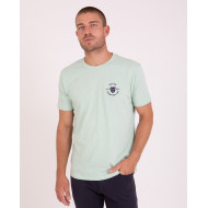 T-shirt en coton flammé