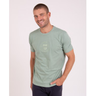 T-shirt avec broderie ton sur ton