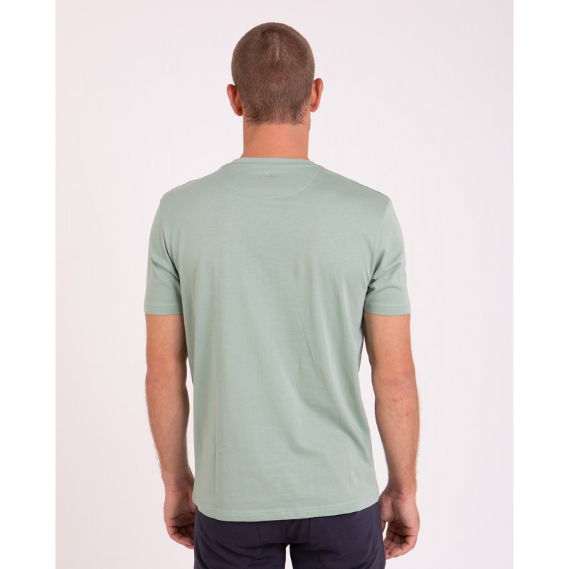 T-shirt avec broderie ton sur ton