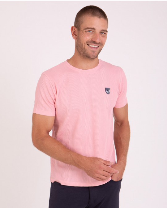T-shirt en maille fantaisie