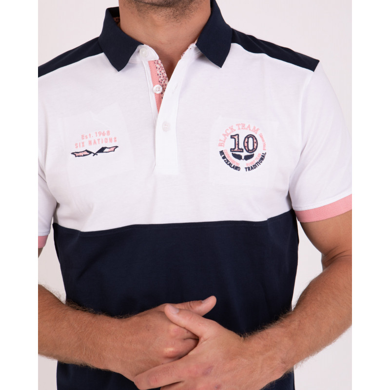 Maillot colorblock manches courtes