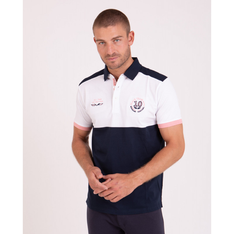 Maillot colorblock manches courtes