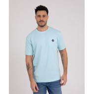 T-shirt en maille fantaisie avec poche plaquée