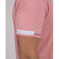 Maillot manches courtes en coton flammé