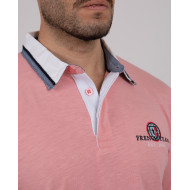 Maillot manches courtes en coton flammé