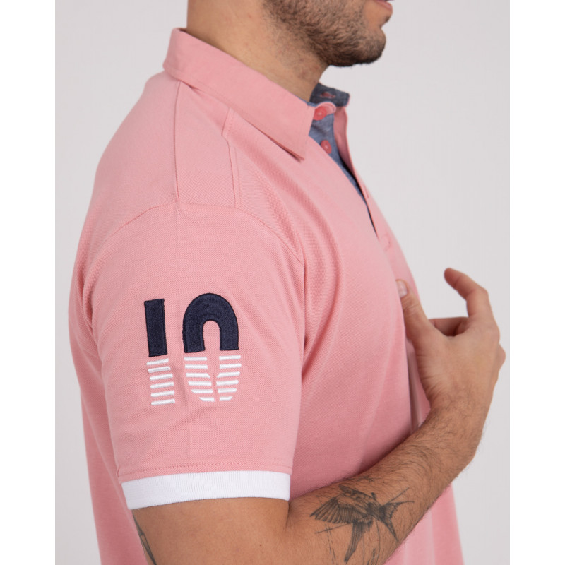 Maillot manches courtes en coton piqué