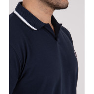 Polo manches courtes en coton piqué