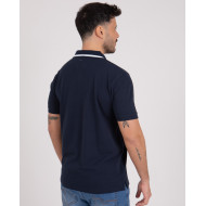 Polo manches courtes en coton piqué