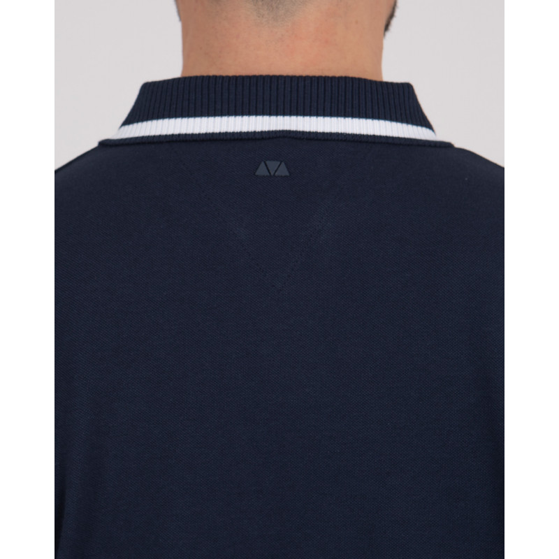Polo manches courtes en coton piqué
