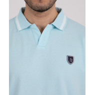 Polo manches courtes en coton piqué