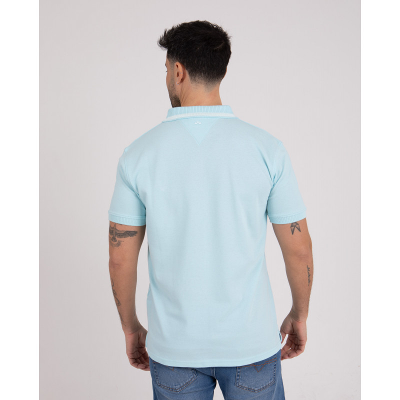 Polo manches courtes en coton piqué