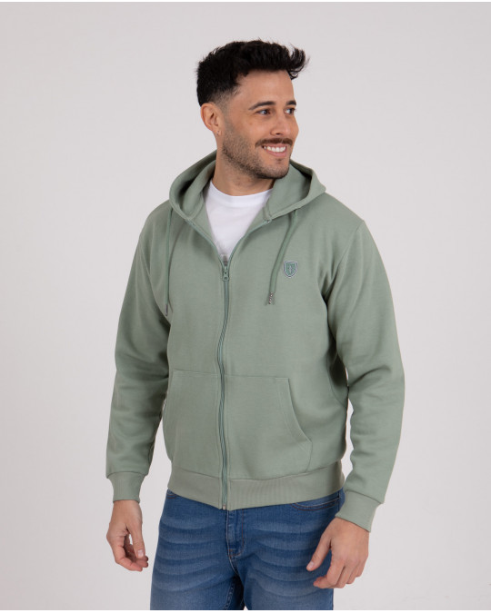 Sweat zippé à capuche