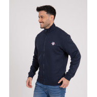 Cardigan zippé en molleton