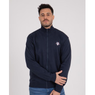 Cardigan zippé en molleton