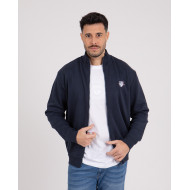 Cardigan zippé en molleton