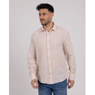 Chemise manches longues 100% lin