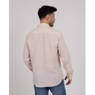 Chemise manches longues 100% lin
