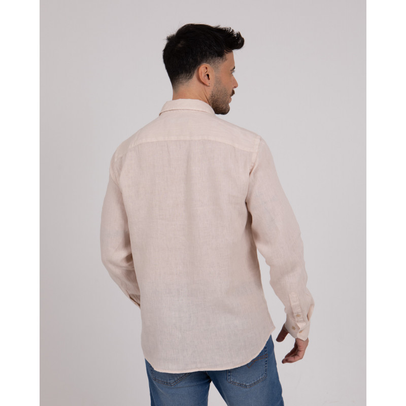 Chemise manches longues 100% lin