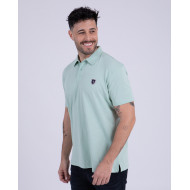 Polo manches courtes en coton lin