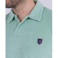 Polo manches courtes en coton éponge