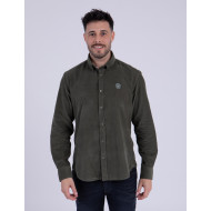 Chemise manches longues en velours