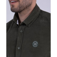 Chemise manches longues en velours