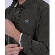 Chemise manches longues en velours