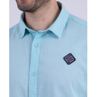 Chemise manches longues unie