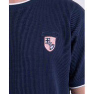 T-shirt manches courtes avec écusson brodé