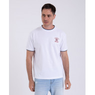 T-shirt manches courtes en piqué fluide