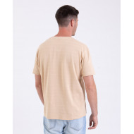 T-shirt en maille piquée rayée