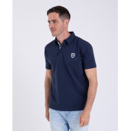 Maillot manches courtes en piqué rayé