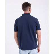 Maillot manches courtes en piqué rayé