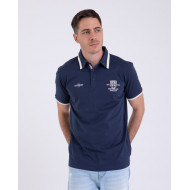 Maillot manches courtes avec broderies poitrine