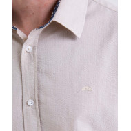 Chemise manches longues seersucker