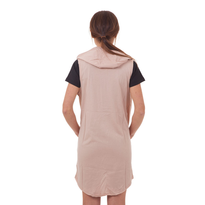 Gilet sans manches beige