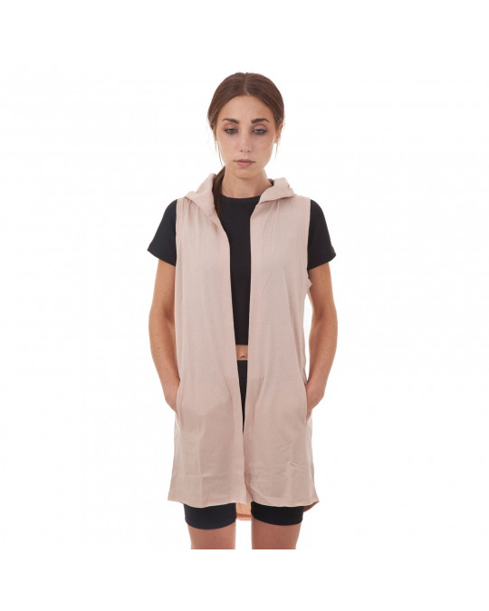 Gilet sans manches beige