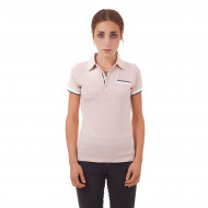 Polo manches courtes rose